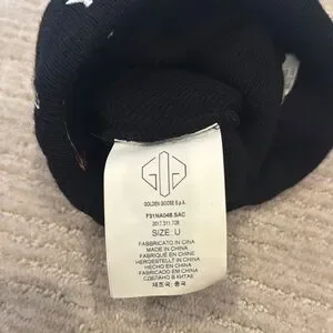 Golden Goose | Accessories | Black Golden Goose Beanie With  display picture 1